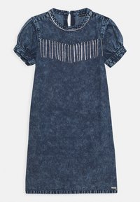 Guess JUNIOR DRESS - Farkkumekko - cloudy blue