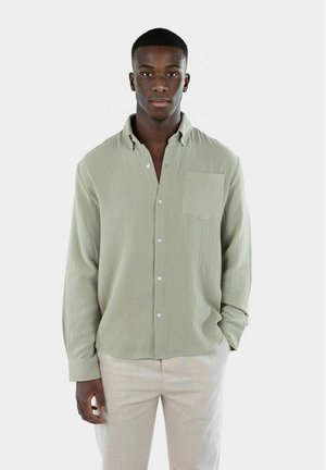 THEO - Button down-skjorte - green