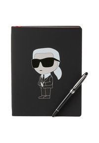 KARL LAGERFELD IKON NOTEBOOK AND PEN SET - Drugi dodatki - black