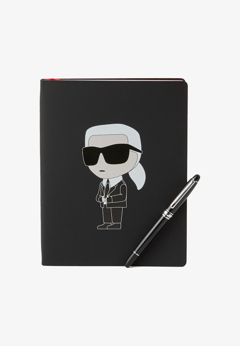 KARL LAGERFELD IKON NOTEBOOK AND PEN SET - Drugi dodatki - black