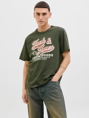 Jack & Jones JJELOGO TEE O-NECK - Marškinėliai su spaudiniu - duffel bag