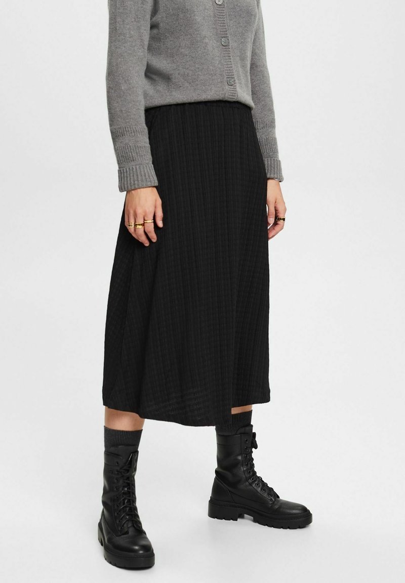 Esprit A-linjekjol - black