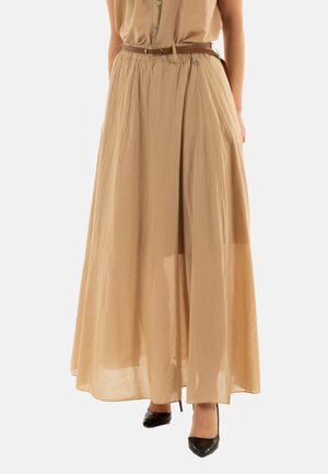 Falda larga - beige