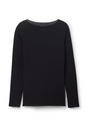 Intimissimi, BOAT-NECK ULTRALIGHT - Top s dlouhým rukávem - black