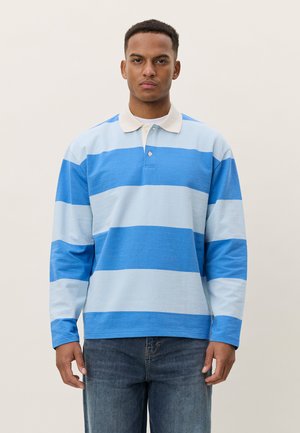 ANDY STRIPED POLO SHIRT - Πόλο - heather blue
