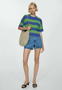 Mango Navadna majica - dark blue