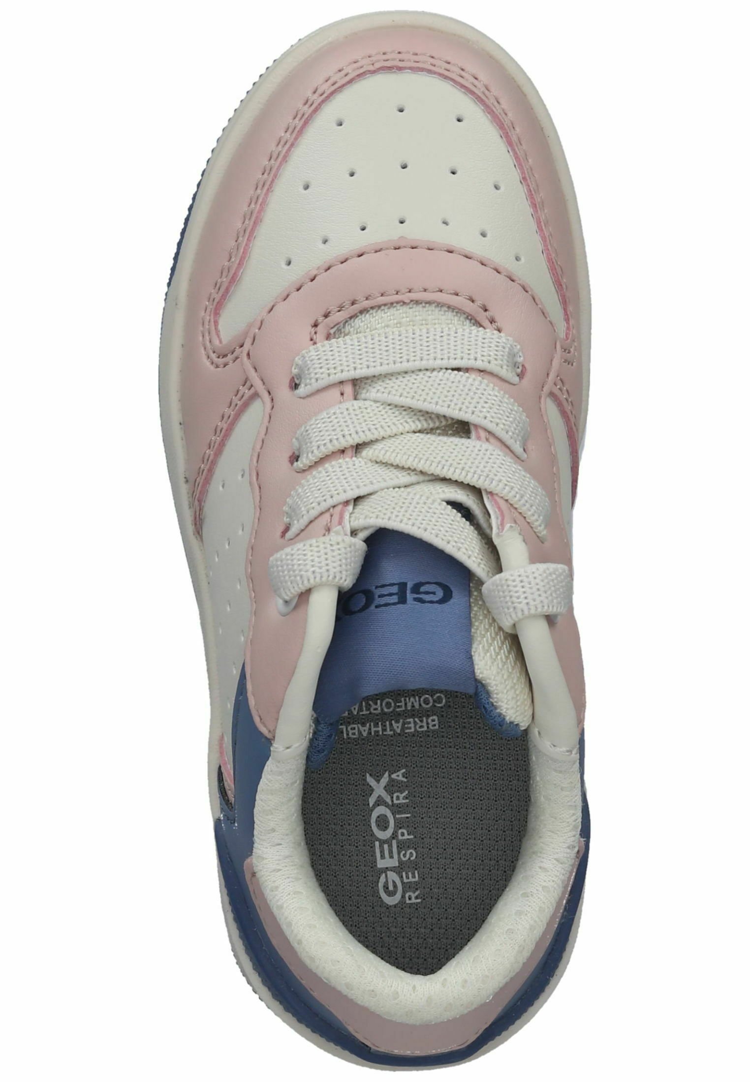 Baskets Geox Washiba Girl Pour Fille - Fermeture Scratch Et Laçage élastique, Facile à Enfiler - 10