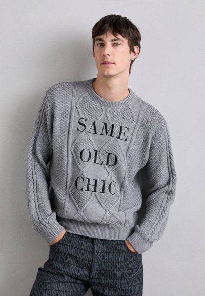 MOSCHINO MAGLIA - Strickpullover - grigio