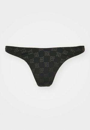 SWIM MONOGRAM SIGNATURE BRAZILIAN BRIEFS - Spodní díl bikin - black