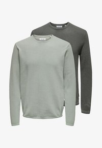 Niet geselecteerd, grau/grün