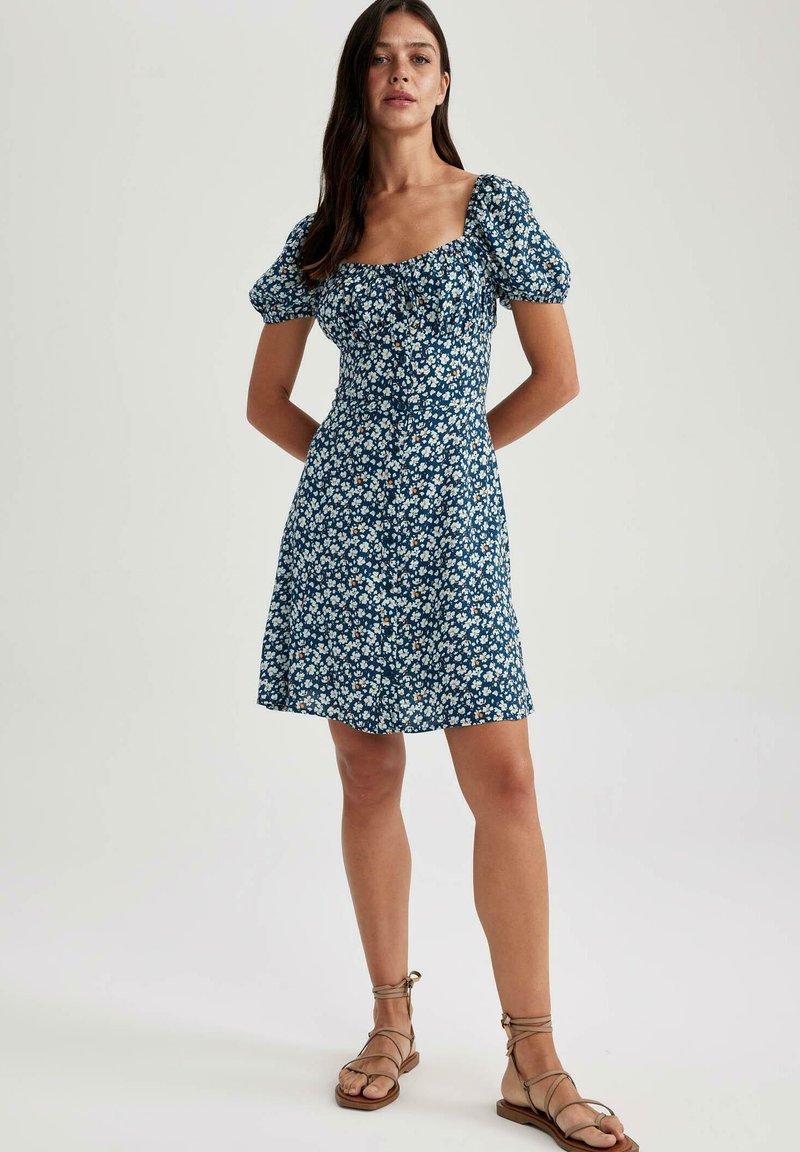 DeFacto Blousejurk donkerblauw DeFacto Blousejurk donkerblauw