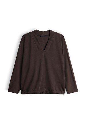 OPUS, OPUS DREIVIERTELARMSHIRT SLUTO - Longsleeve - affogato