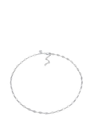 Elli CHOKER OVAL PLATELETS - Ketting - silber