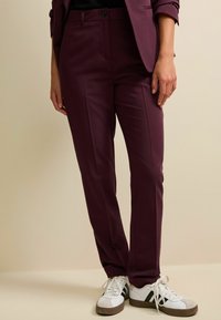 Next Bukser - burgundy red