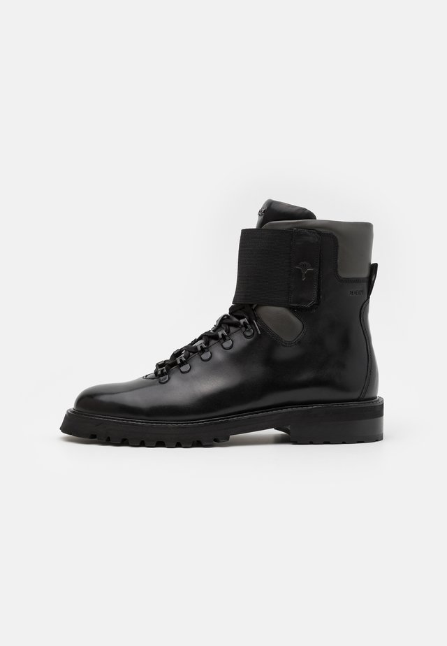 PERO MARIO BOOT - Bottines à lacets - black