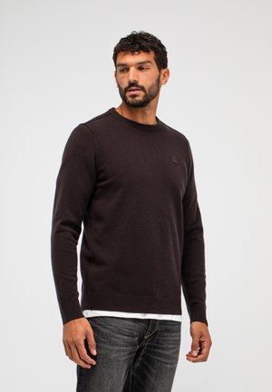 CLIFDEN CREW - Strickpullover - topaz brown