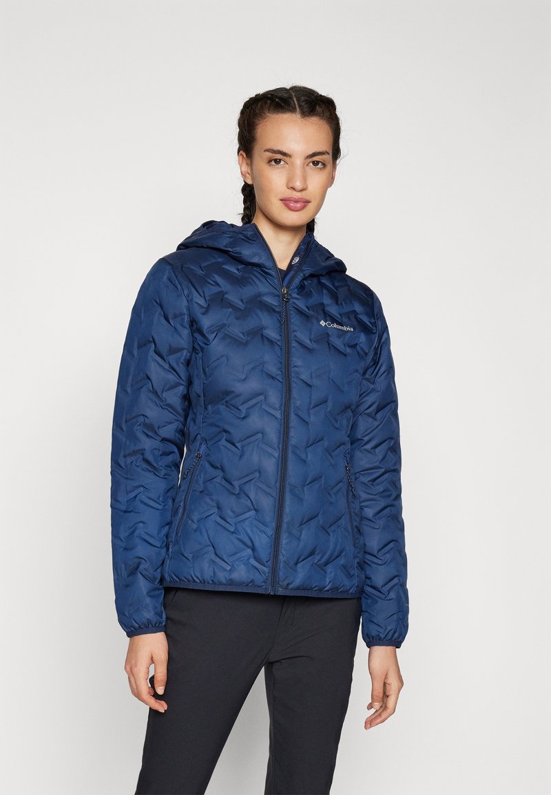 Columbia DELTA RIDGE™ HOODED JACKET - Dunjakke - collegiate navy