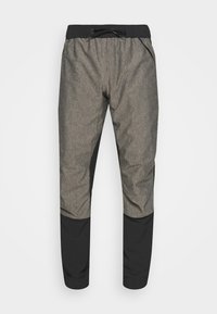 TRAINING PANTS - Calças para exterior - caviar/dark grey melange