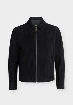 BOSS, MALBAN - Veste en cuir - dark blue