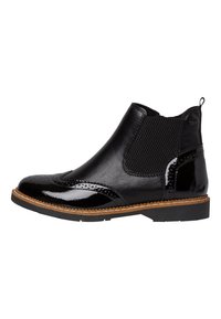 s.Oliver CHELSEA - Boots à talons - black comb
