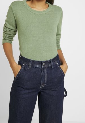 Pullover - mottled light green