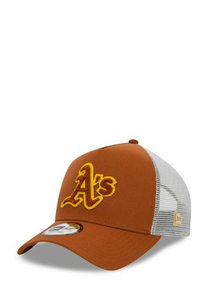 AFRAME TRUCKER BOUCLE OAKLAND ATHLETICS - Cap - brown