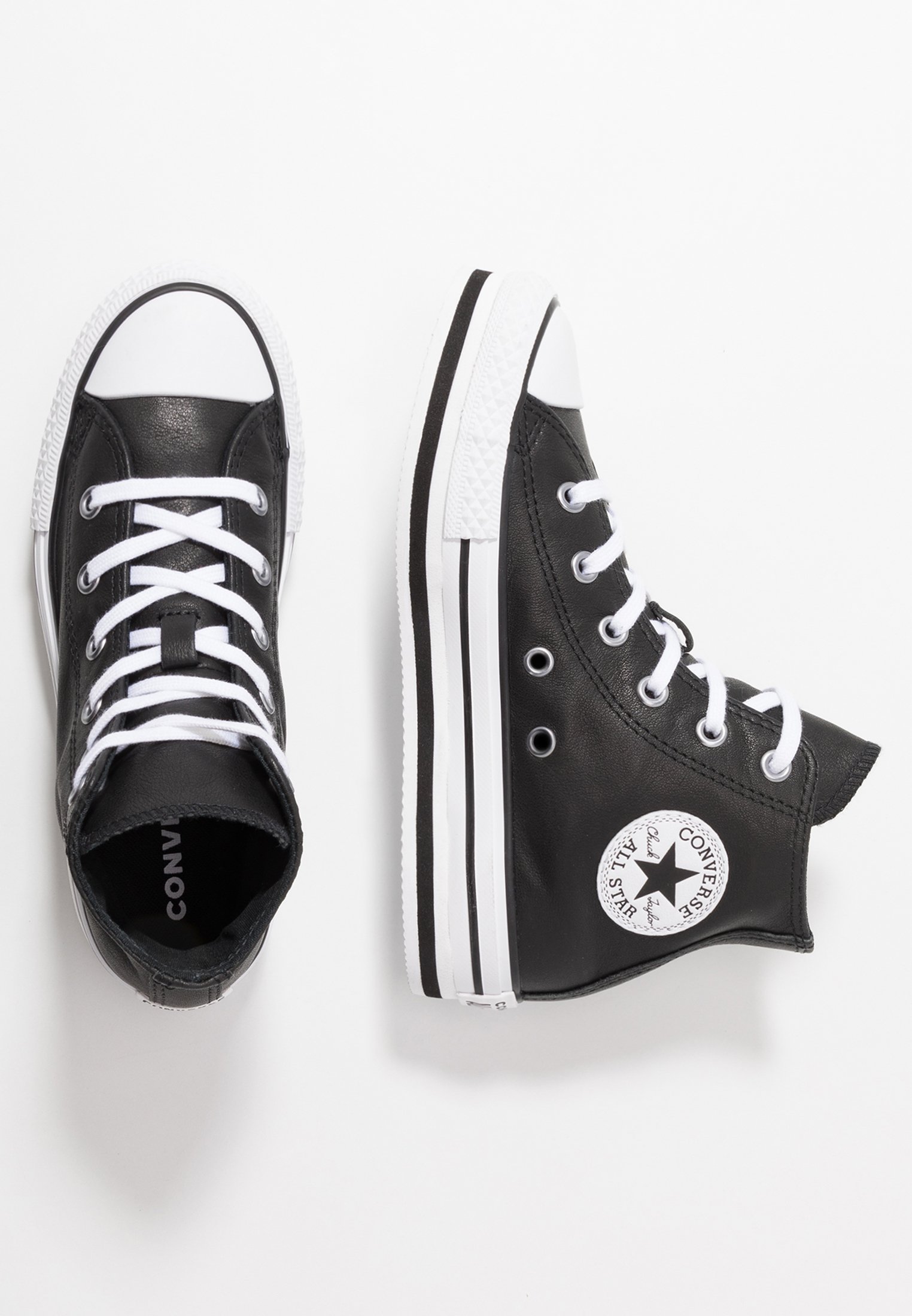 práctica Me gusta Más bien Converse CHUCK TAYLOR ALL STAR PLATFORM - Zapatillas altas -  black/white/negro - Zalando.es