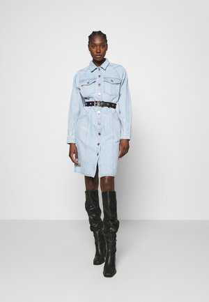 DRESS - Denim dress - light blue vintage