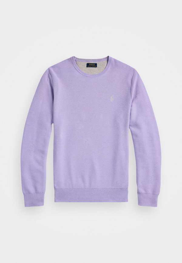 MESH KNIT COTTON CREWNECK SWEATER - Jumper - sky lavender4
