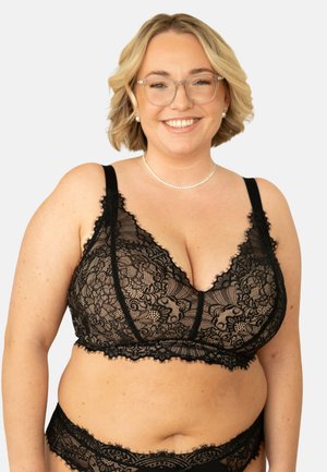 SENSLA - T-shirt bra - black beige