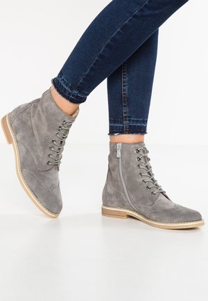 Snørestøvletter - dark grey