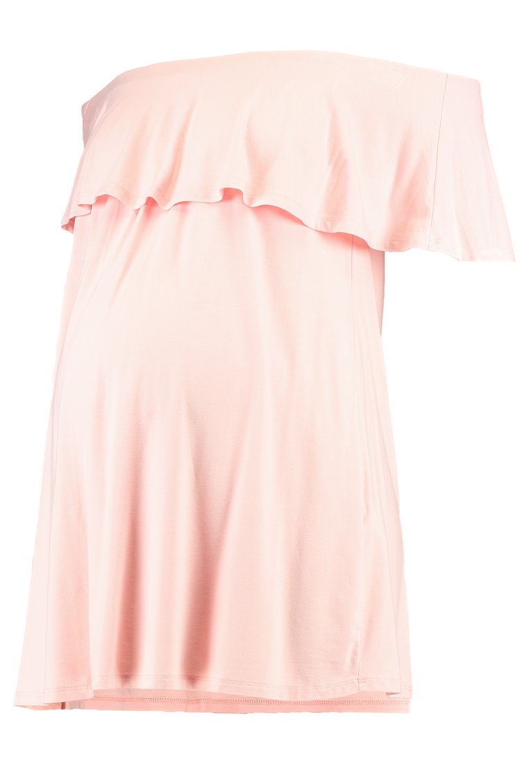 Isabella Oliver T-shirt print donkerroze