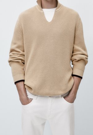 Strickpullover - beige