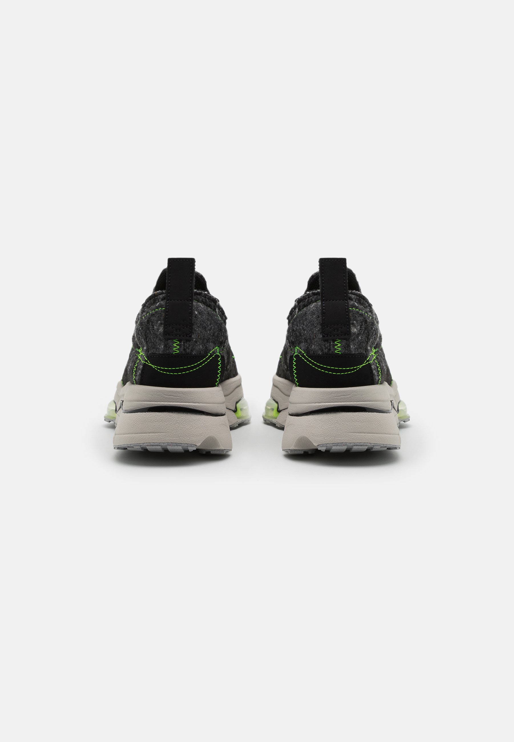 Nike Sportswear AIR ZOOM TYPE M2Z2 UNISEX - Sneakers laag - black/electric  green/light bone/Zwart - Zalando.nl