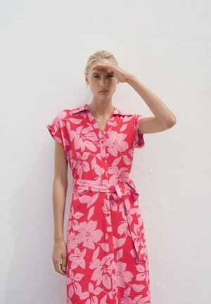 FLORAL PRINT STYLE  - Shirt dress - pink
