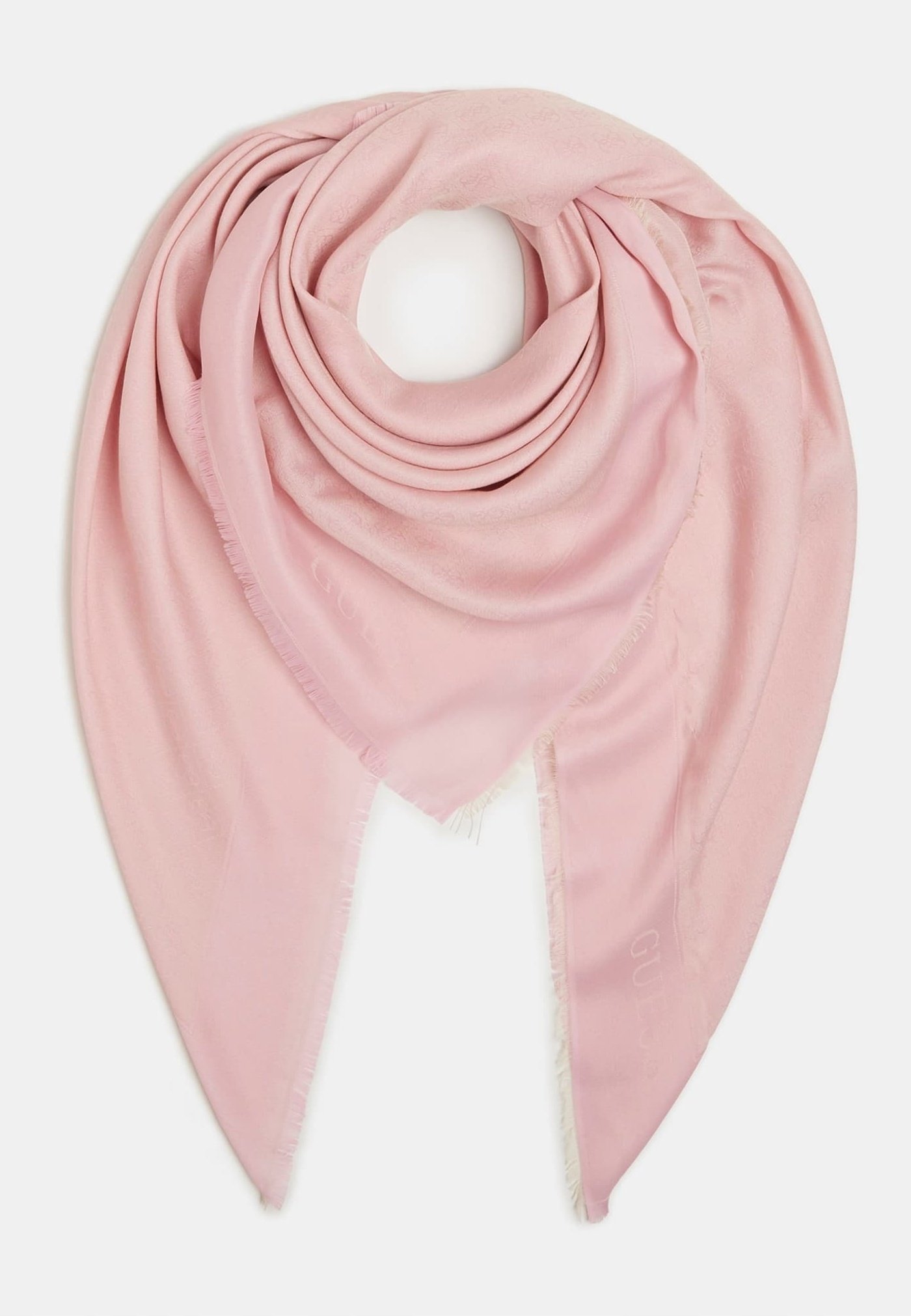 Foulard femme rose poudré Clearance