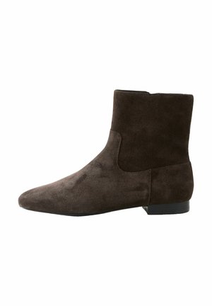 REGULAR FIT - FOREVER COMFORT FLAT - Stiefelette - chocolate brown suede