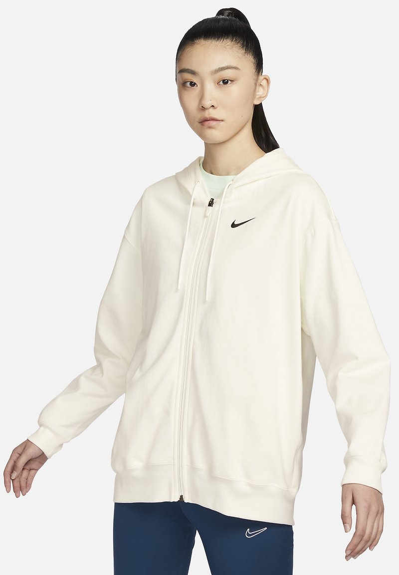 Nike Sportswear HOODIE Sweat zippé sail black/écru ZALANDO.BE