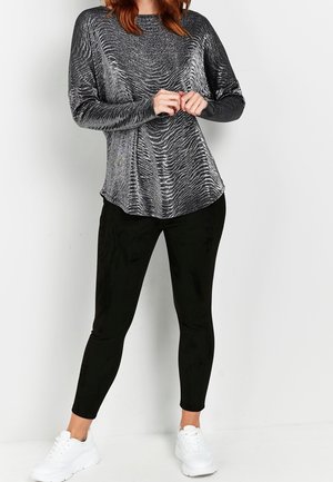 T-shirt à manches longues - silver-coloured