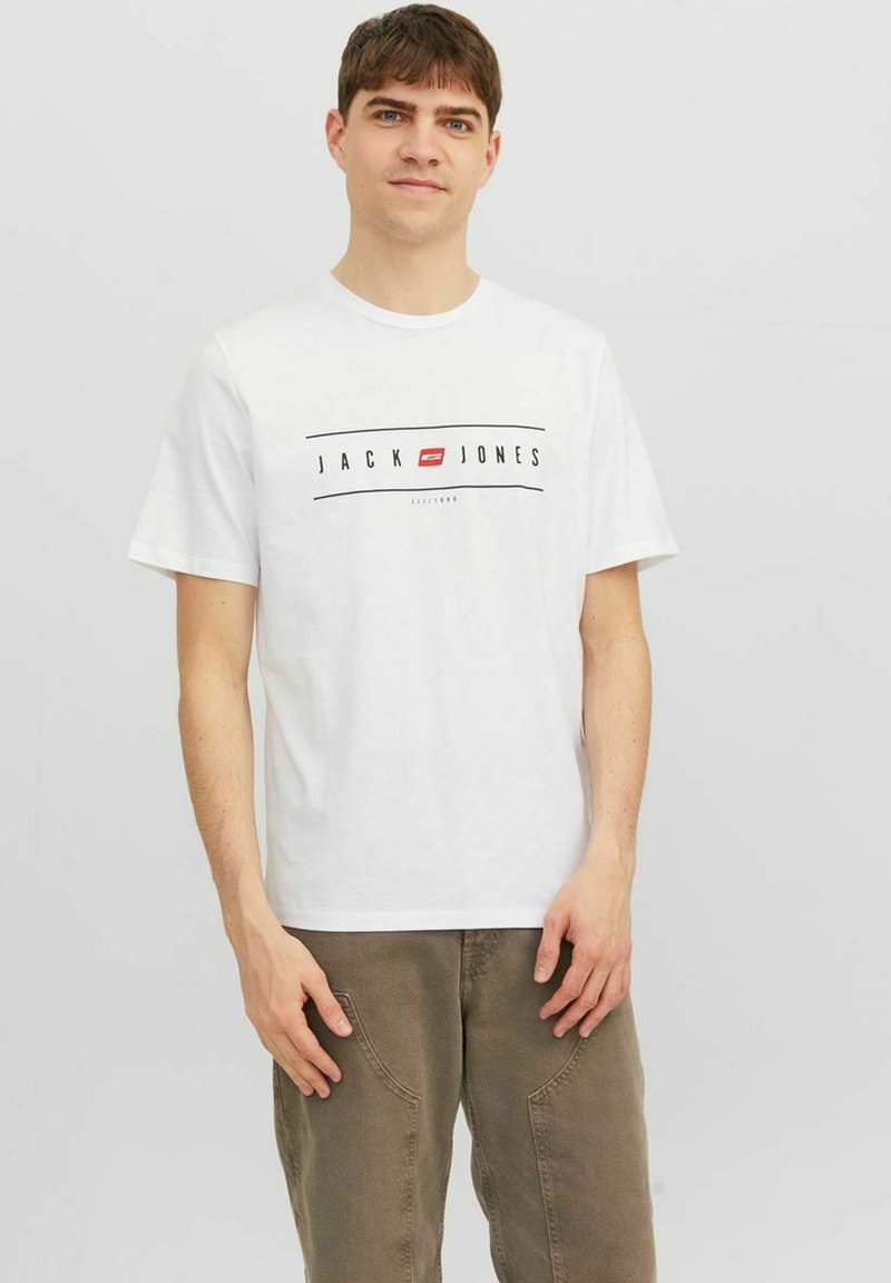 T-Shirt Jack & Jones Junior Garçon - 100% Coton - Col Crew - Imprimé Été