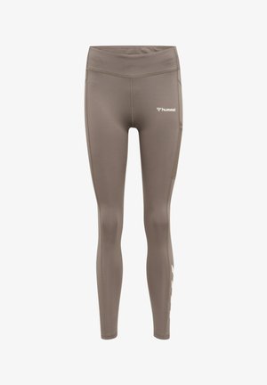 Hummel, CHIPO MID WAIST - Tights - driftwood