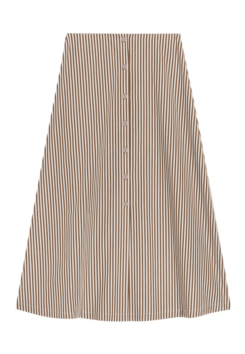 CLAUDIE PIERLOT A-lijn rok brons