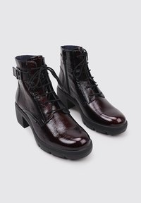 Fluchos Botines con plataforma - burgundy