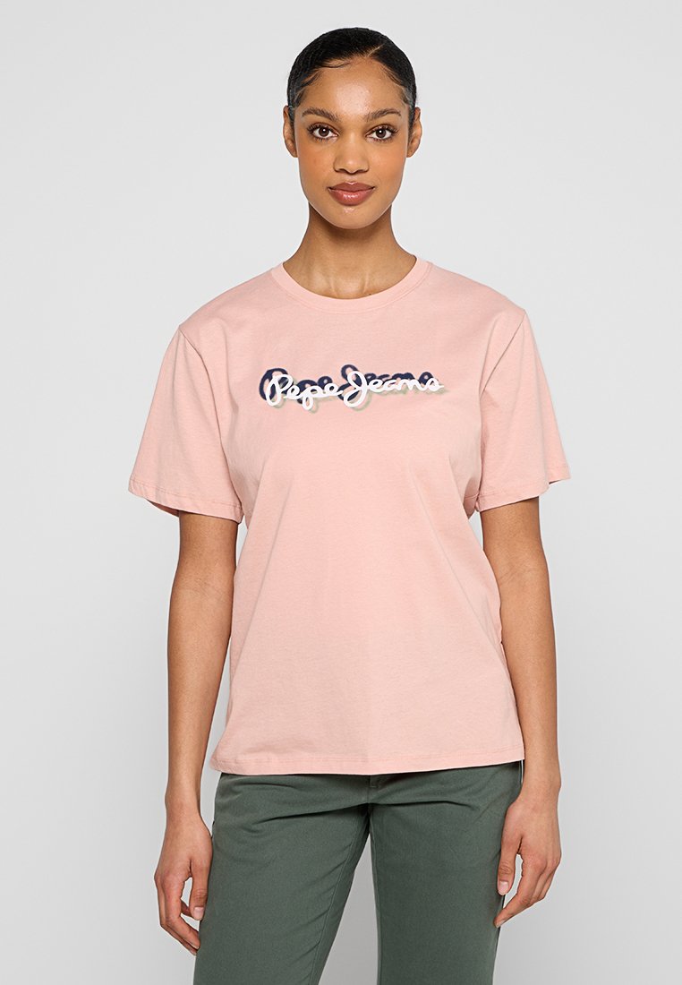 Pepe Jeans T-shirt print roze