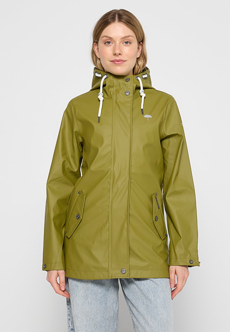 Schmuddelwedda Regenjas olijfgroen