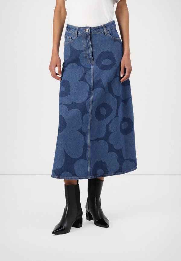 SUORITUS SKIRT - Denim skirt