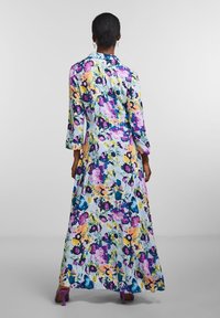 YAS YASSAVANNA LONG SHIRT DRESS - Skjortekjole - kentucky blue