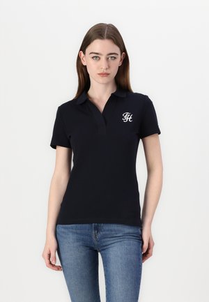 Tommy Hilfiger SLIM SCRIPT  - Polo - desert sky