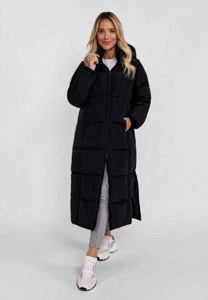 LONG QUILTED - Zimska jakna - black
