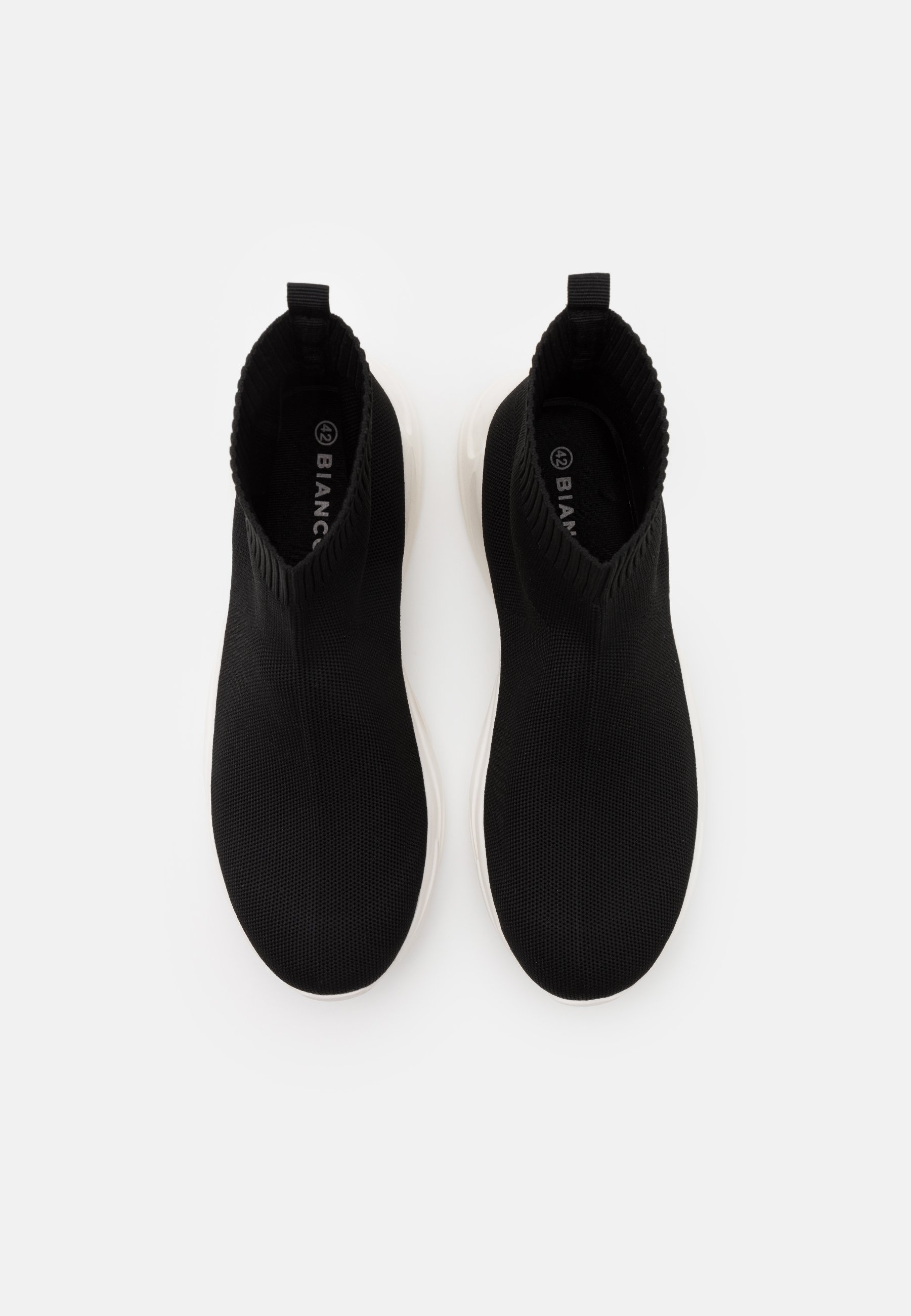 bianco sock sneakers